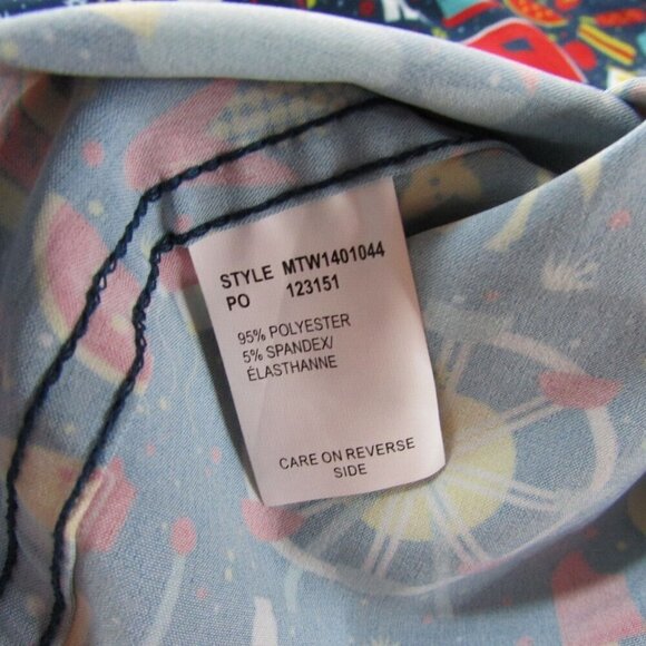 Cinch Men's Short Sleeve Camp Party County Fair Button Up Shirt Navy - Picture 4 of 4